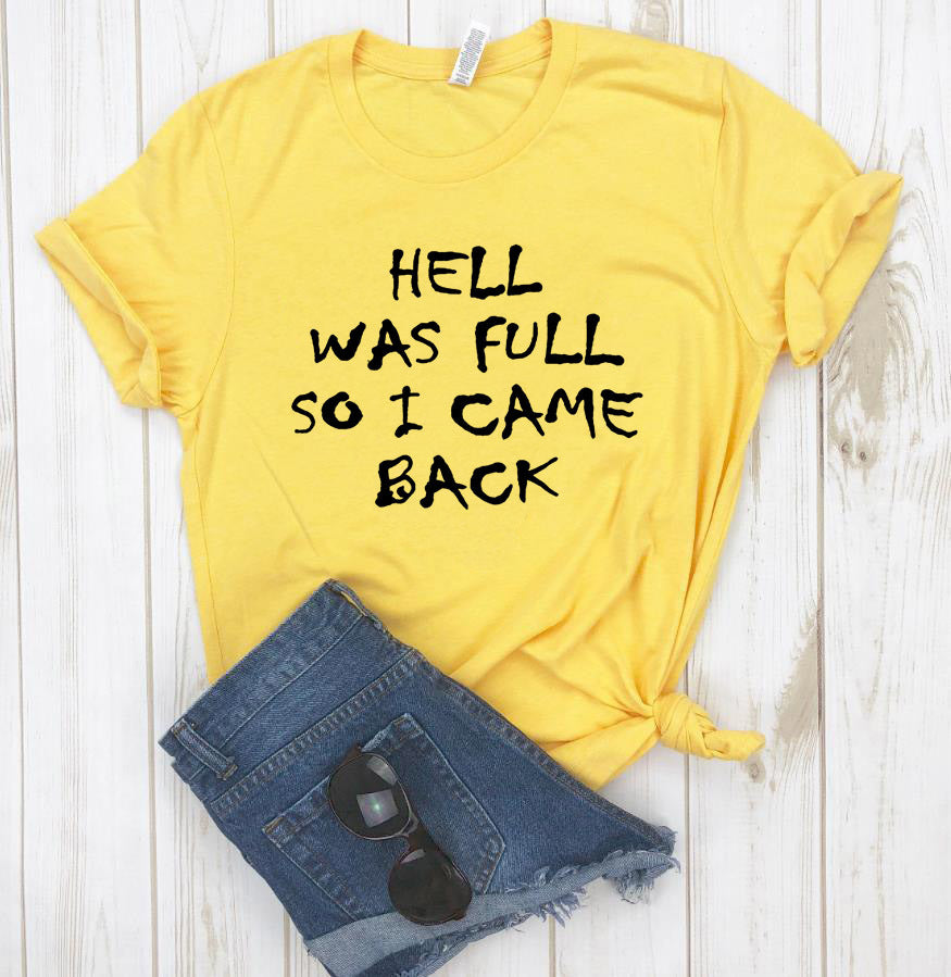 HELL WAS FULL Ebay Short Sleeve Top