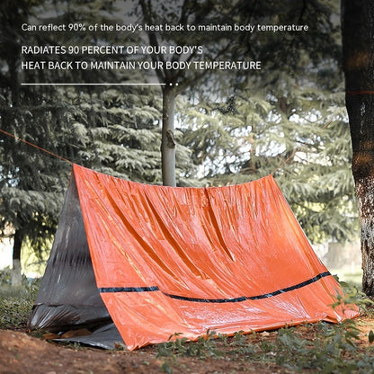 Portable Outdoor Disaster Relief Tent Camping Temporary Simple Sleeping Bag Warm Emergency Blanket