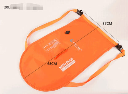 Double Airbag Swimming Buoy Floating Mark Detachable Shoulder Waterproof Backpack