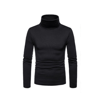 Spring Autumn And Winter Base Knitted Shirt Male