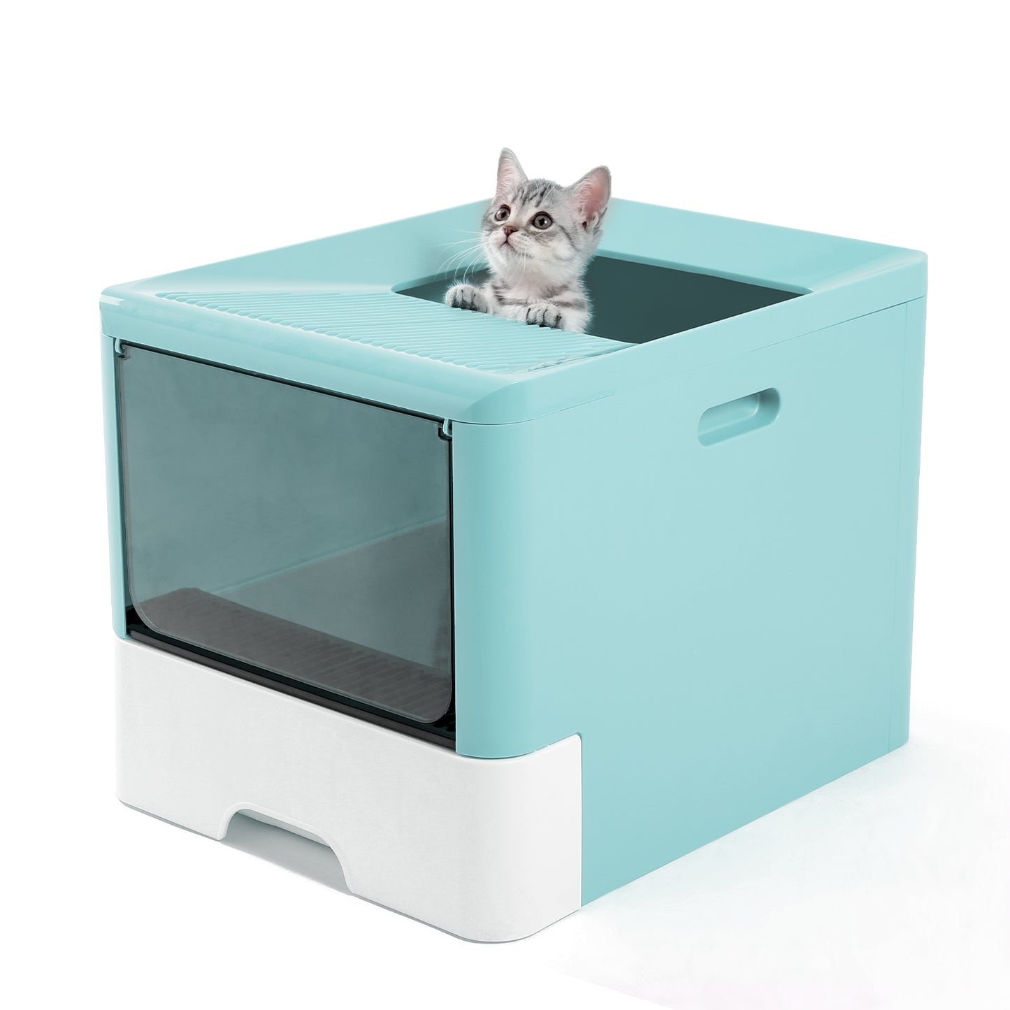 Large Drawer Type Fully Enclosed Cat Litter Basin