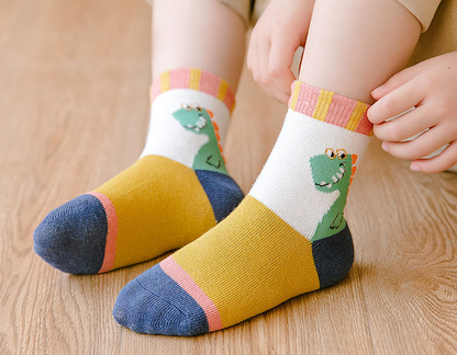 Three-dimensional Cartoon Dinosaur Boys And Girls Tube Socks