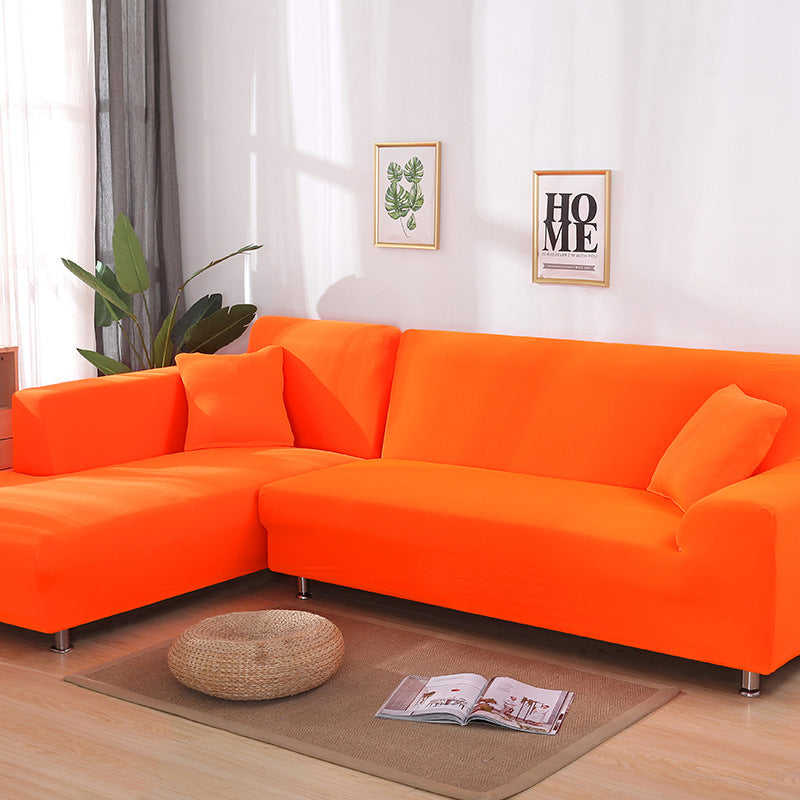 Tight Wrap Sofa Cover Elastic 2 Pieces Sofa Cover