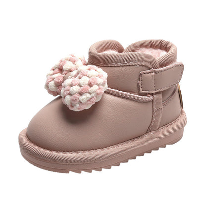 Soft-soled Toddle Children's Short Girls' Boots Shoes