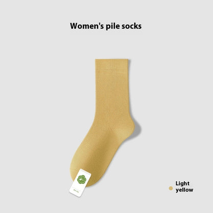 Spring And Summer Thin Anti-Pilling Pure Cotton Women's Socks Sweat-absorbent Breathable