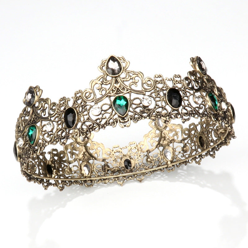 New Retro Bridal Baroque Crown Europe And America