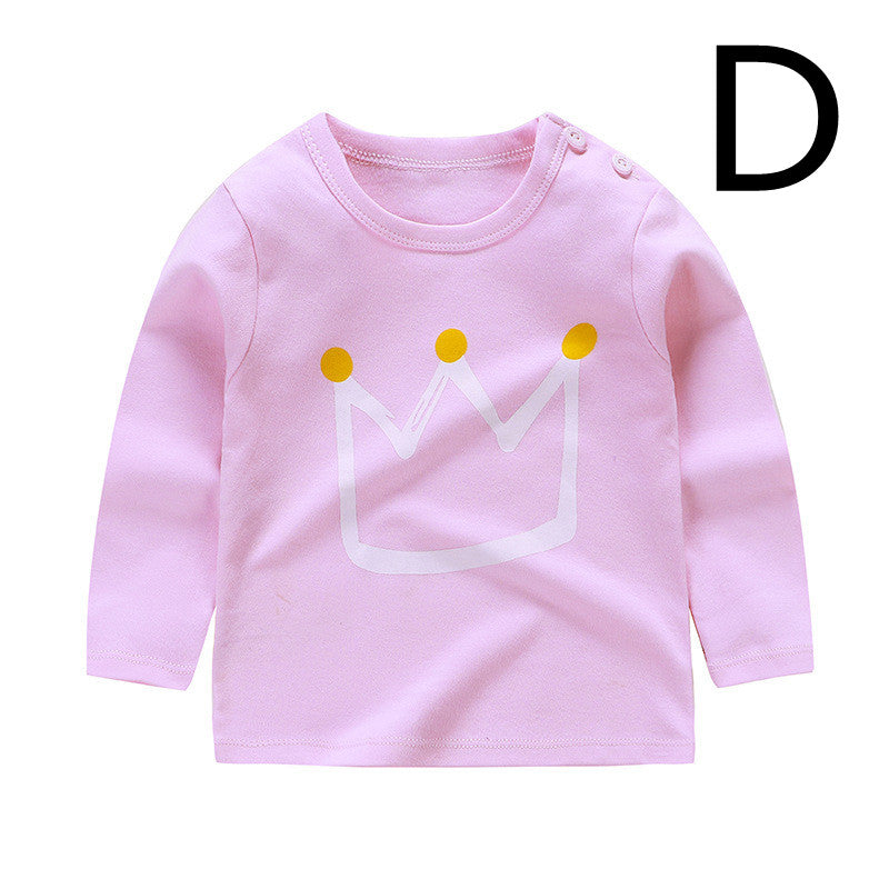 Baby Clothes Boys And Girls Cotton Long-sleeved T-shirt