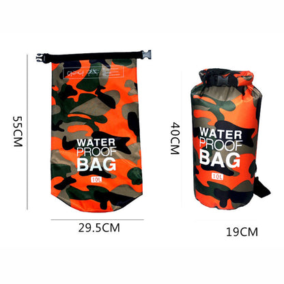 Camouflage Polyester Thickened PVC Single Shoulder Portable Outdoor Lightweight Waterproof Bag