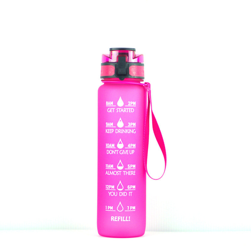 Transparent Flask Water Bottle 1000ml Bottled Kawaii Bottle Bpa Free Infuser Plastic Milk Sports Clear Water Bottle Kawaii Cup