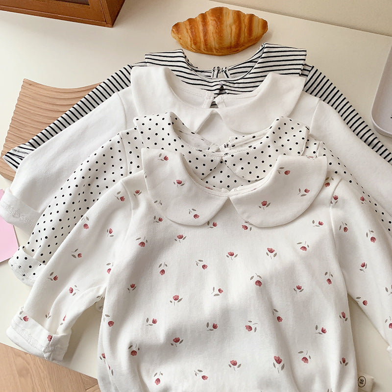 Baby Fashion Polka Dot Puffer Bodysuit