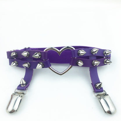 Women's Rivet Punk Garter Ornament