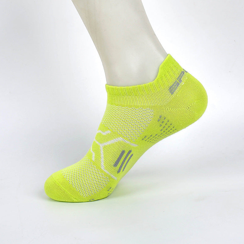 Women's Colorful Mesh Breathable Sweat Absorbing Sports Short Socks