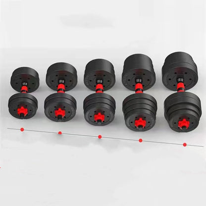 Household Multi-specification Adjustable Dumbbell Disassembly Barbell