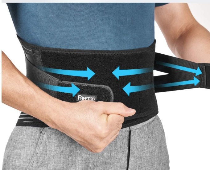 Breathable Abdomen Support Belt Compression Waist Fixed Training Belt