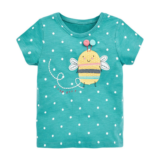 Summer Children's Clothing Cotton Children's Round Neck Short-sleeved T-shirt