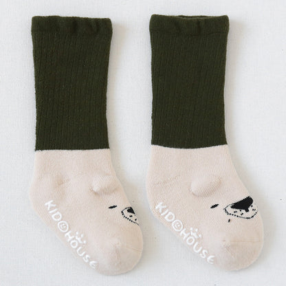 Thick Terry Baby Middle Tube Stereoscopic Anti-skid Floor Socks