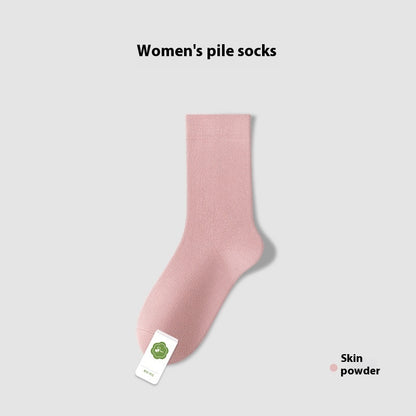 Spring And Summer Thin Anti-Pilling Pure Cotton Women's Socks Sweat-absorbent Breathable