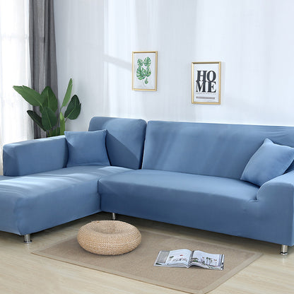 Tight Wrap Sofa Cover Elastic 2 Pieces Sofa Cover