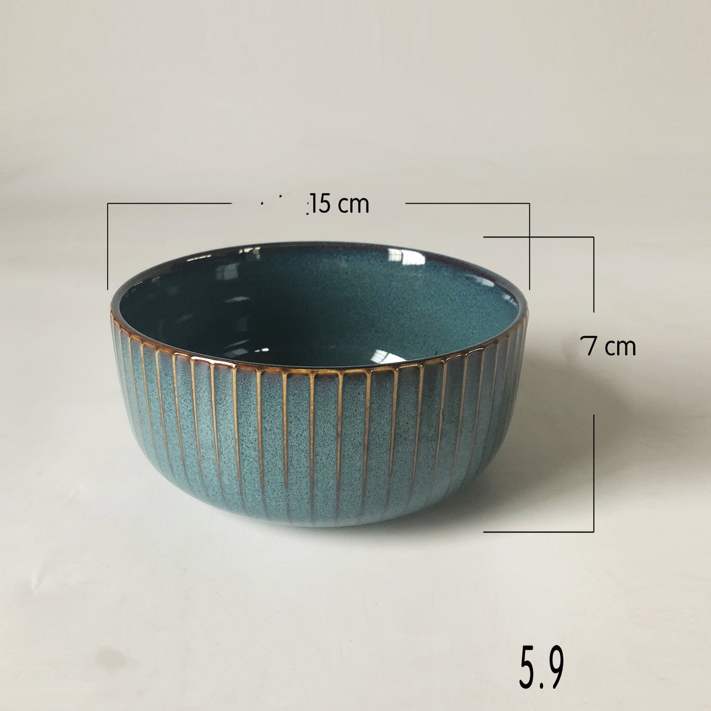 Starlight Household Ceramic Rice Bowl Noodle Bowl