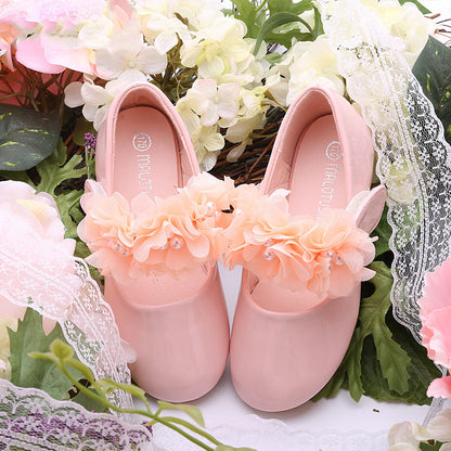 Spring Korean Style Princess Show Dress Children's Shoes