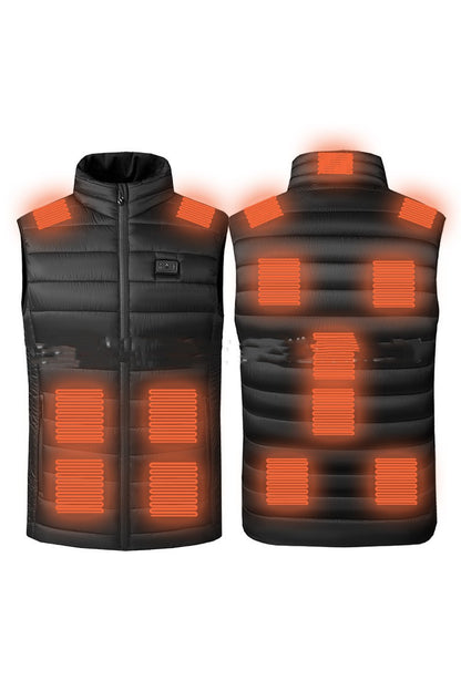 Three-control USB Charging Heating Thermal Vest