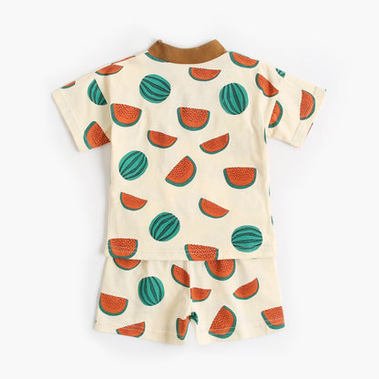 Suit Fruit Baby Clothes Short Sleeve Home Clothes