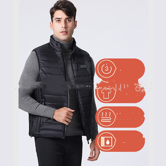 Three-control USB Charging Heating Thermal Vest