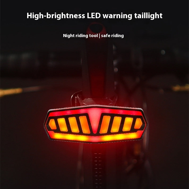 Steering Brake Induction Lamp Waterproof Remote Control Charging Highlight Warning Taillight