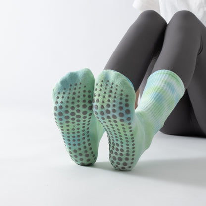 Tie-dyed Long Yoga Socks Non-slip