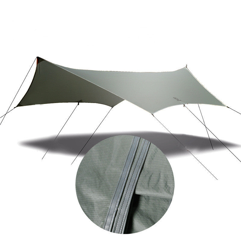 MU Gaodi Outdoor Rainproof Awning Tent Light Luxury Camping Equipment UV-proof Oxford Cloth Canopy