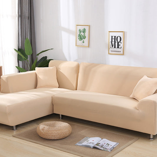 Tight Wrap Sofa Cover Elastic 2 Pieces Sofa Cover