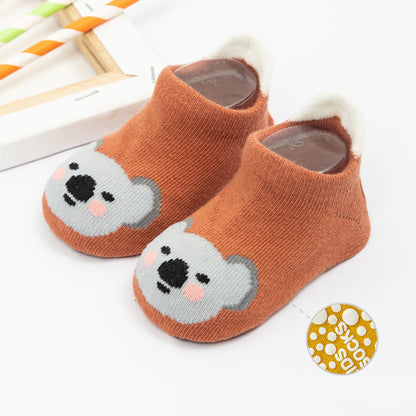 Three-dimensional Cartoon Baby Baby Non-slip Floor Socks