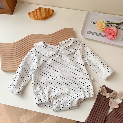 Baby Fashion Polka Dot Puffer Bodysuit