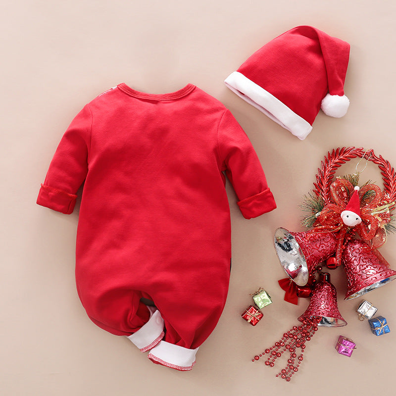 Christmas Clothes Spring And Autumn Baby Onesies