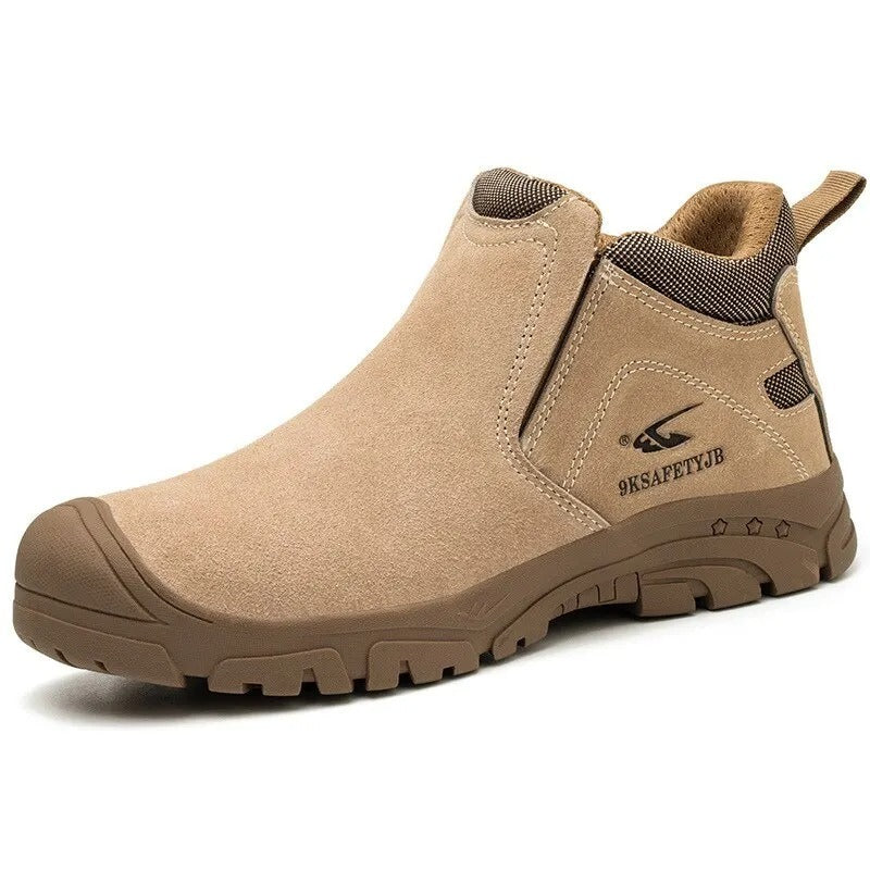 Slip-on Steel Toe Cap Safety Shoes Attack Shield And Anti-stab