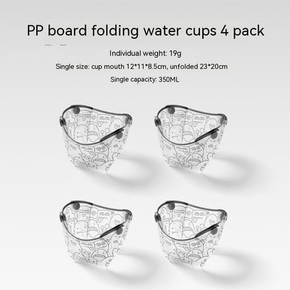 Outdoor Folding Bowls, Tableware, Portable Travel Plates