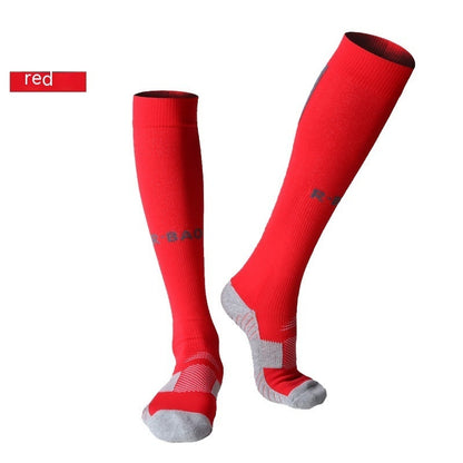 Towel Bottom Long Soccer Socks Ankle Support Protection Calf