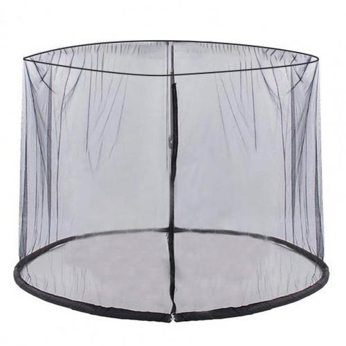 Straight Sunshade Net Cover Black Water Pipe Mosquito Net