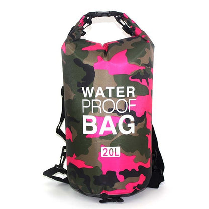 Camouflage Polyester Thickened PVC Single Shoulder Portable Outdoor Lightweight Waterproof Bag