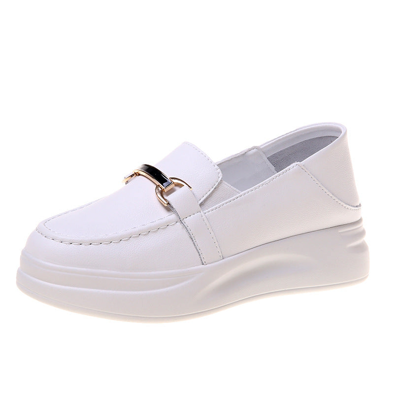 Thick-soled Heightened Slip-on Shoes