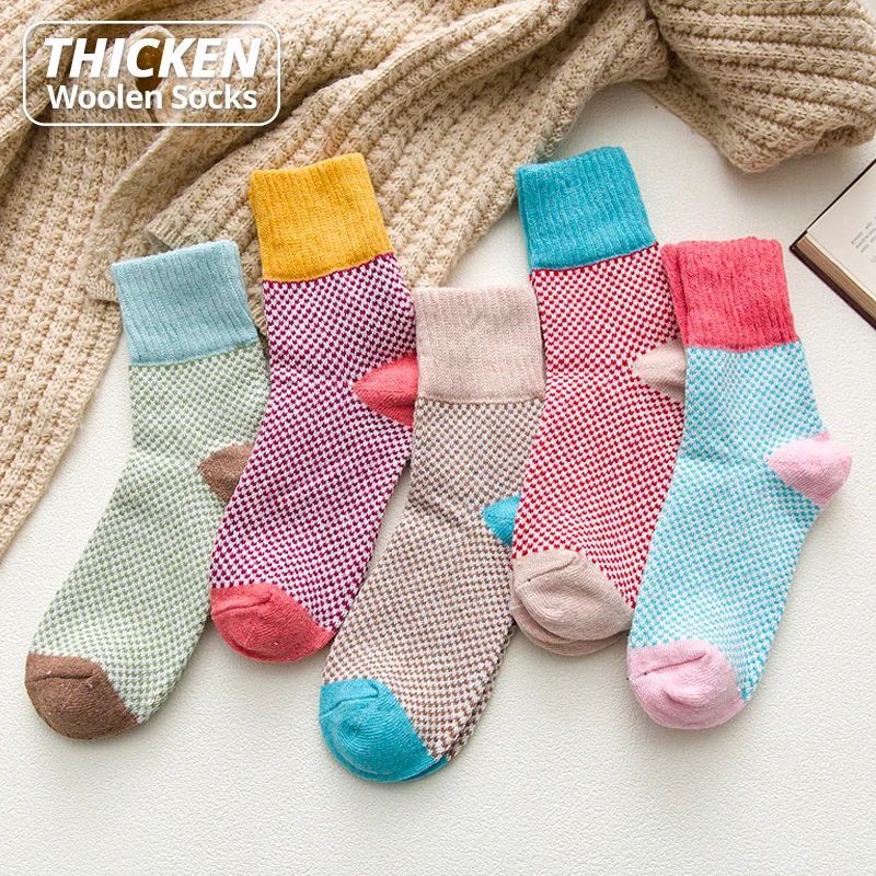 Thicken Women Winter Socks Warm Rabbit Wool Girl's