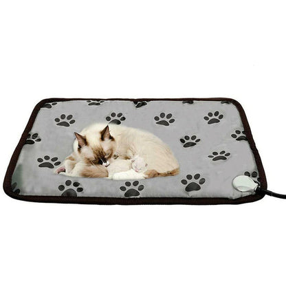 Pet Heating Pad For Dog Cat Heat Mat Indoor Electric Waterproof Dog Heated Pad With Chew Resistant Cord Winter Pet Blanket Warmer