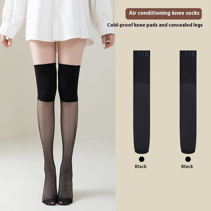 Spring And Summer Thin Air Conditioning Kneelet Socks Stockings Women's Anti-snagging Durable