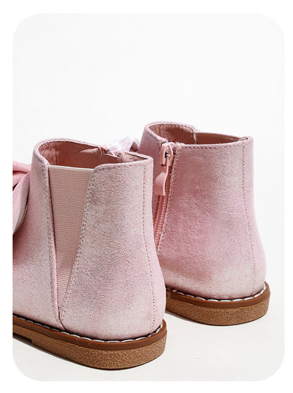 Cute Short Boots Girls Zipper British Style