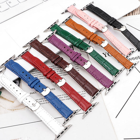 Women's Slub Solid Color Watch Strap