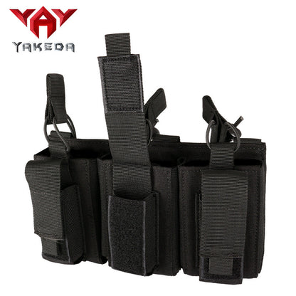 Tactical Triplet Accessory Bag 1000D Egg Clip Bag Molle Waist Bag Tactical Triplet Bag