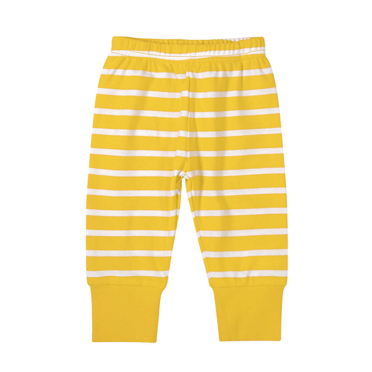 Striped Stitching Pocket Pajama Pants Leggings For Men And Women Baby Warm Trousers