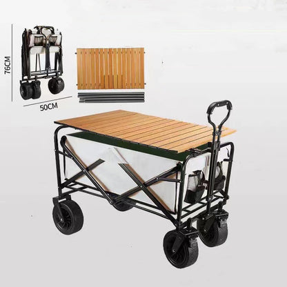 Outdoor Picnic Camping Folding Gathering Trolley