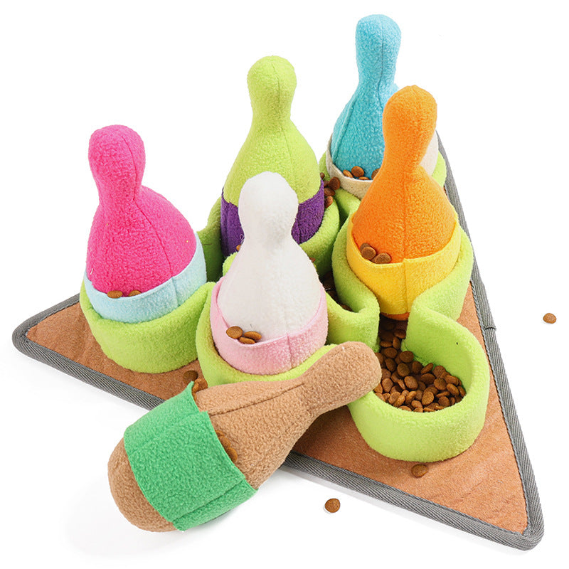 Pet Puzzle Play Tibetan Food Sports Training Bowling Toys