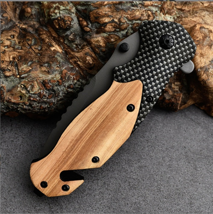 Outdoor Moonlight Folding High Hardness Sharp Camping Multi-function Knife